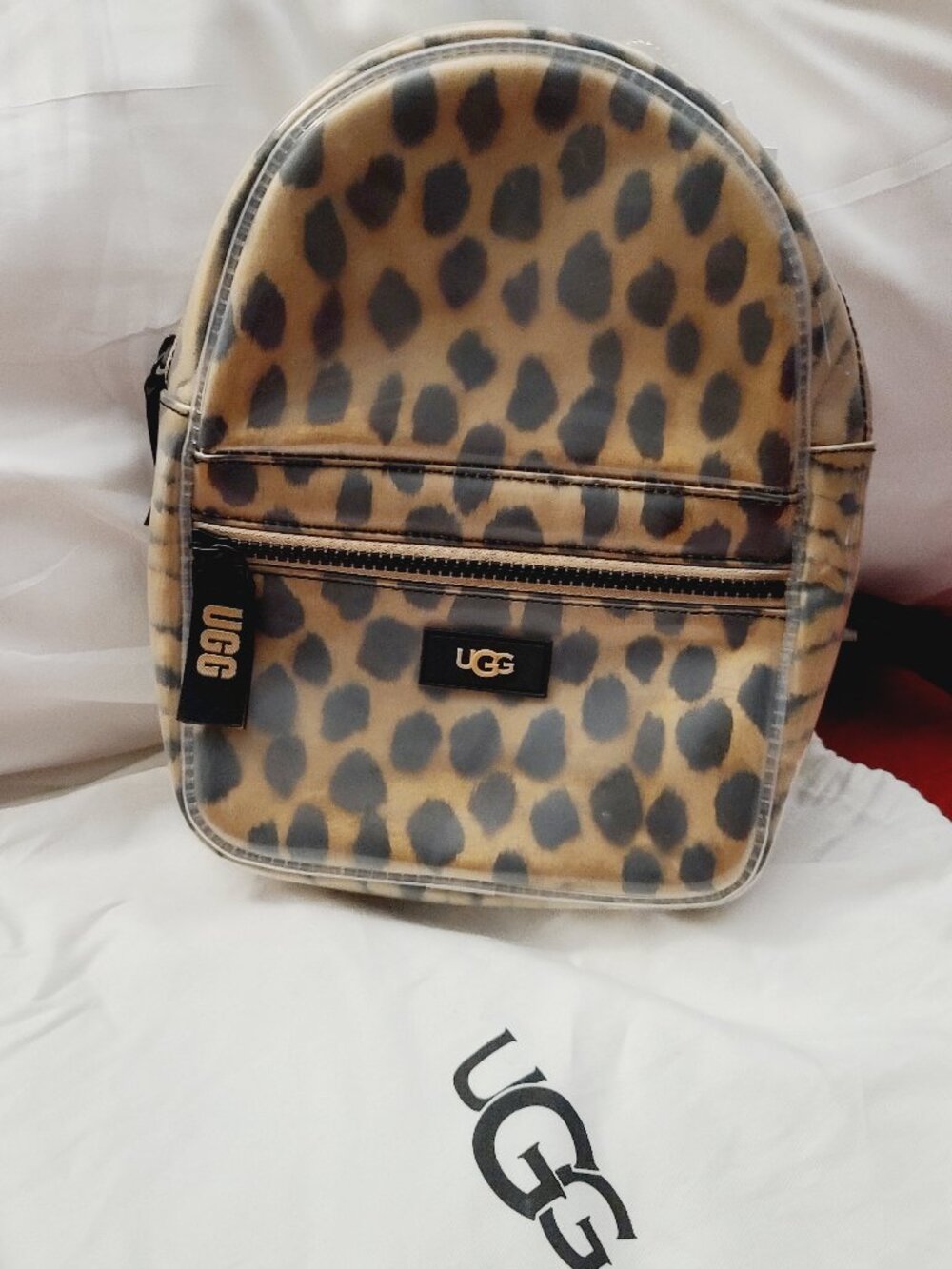 UGG Dannie II Mini Backpack leopard print purse